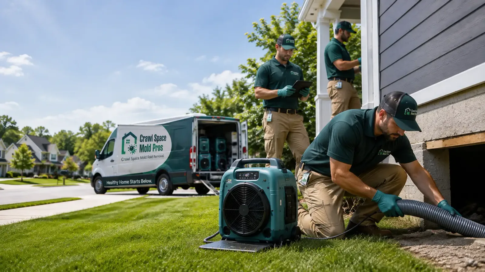 Crawl Space Mold Removal in Fremont, IN